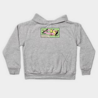 Comic Woman Is Down In The Dumps Kids Hoodie